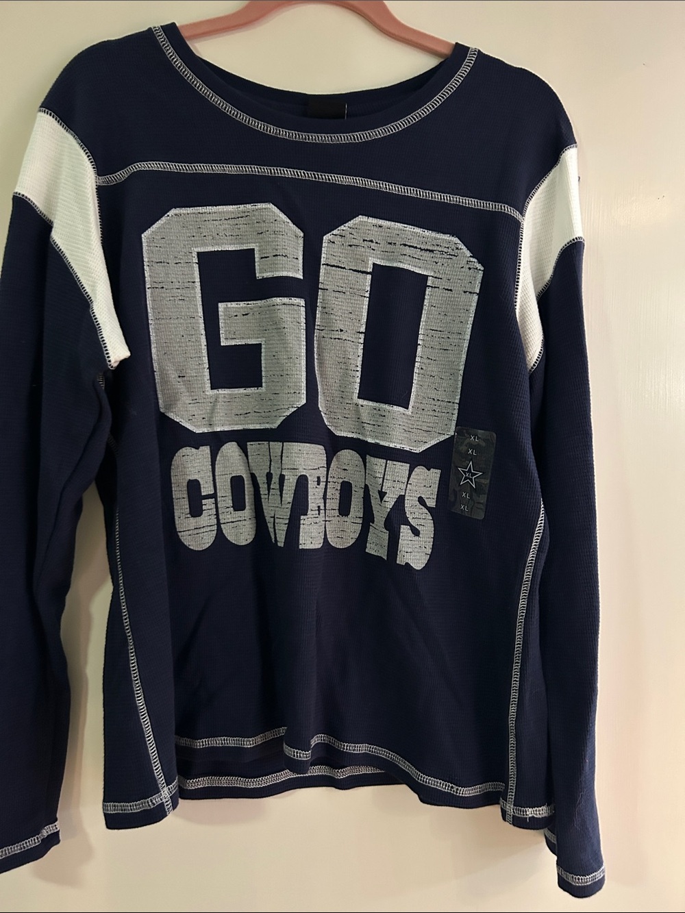 Reebok Navy & White NFL Team Women's Top